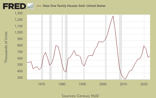 Annual New Home Sales